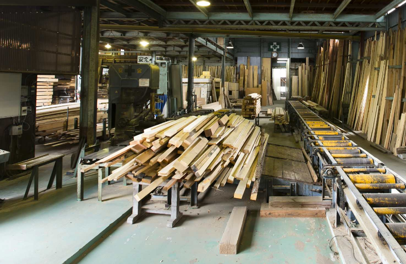 広和木材　製材工場　写真